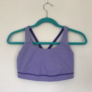 LULULEMON Energy Bra Purple Striped!